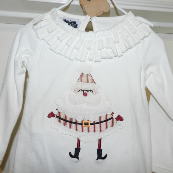 Christmas Tunic Legging Outfit Girls Mud Pie - Picture 3 of 6